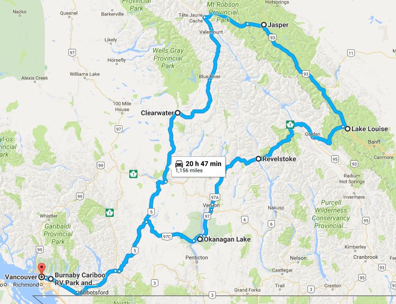 Motorhometrips-WestCanadaMap – Motorhome Trips