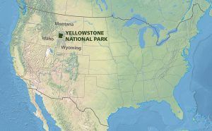Location of Yellowstone Park/MotorhomeTrips